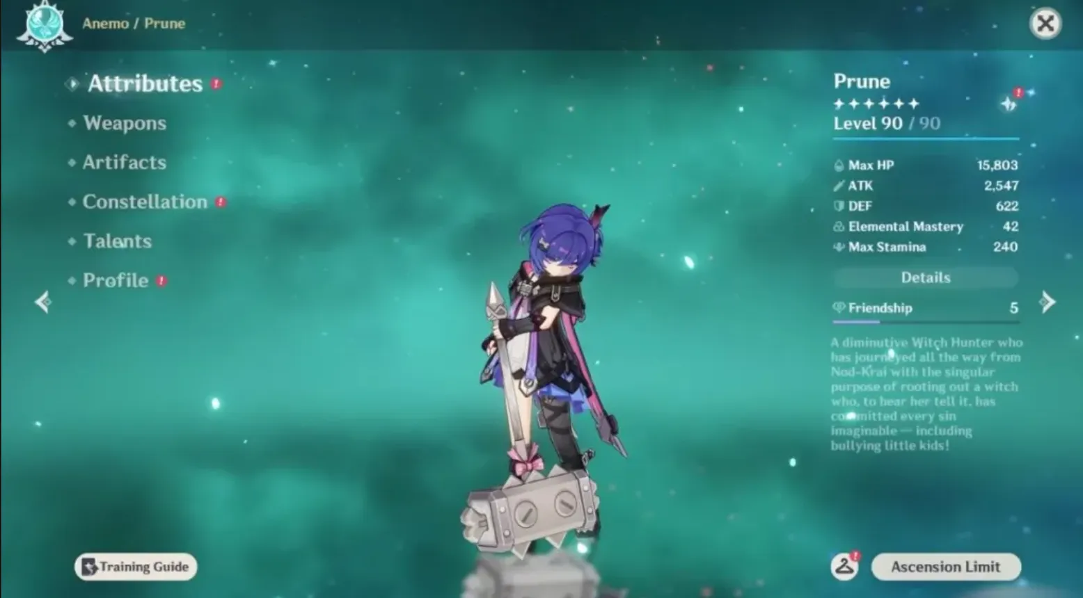 best prune build